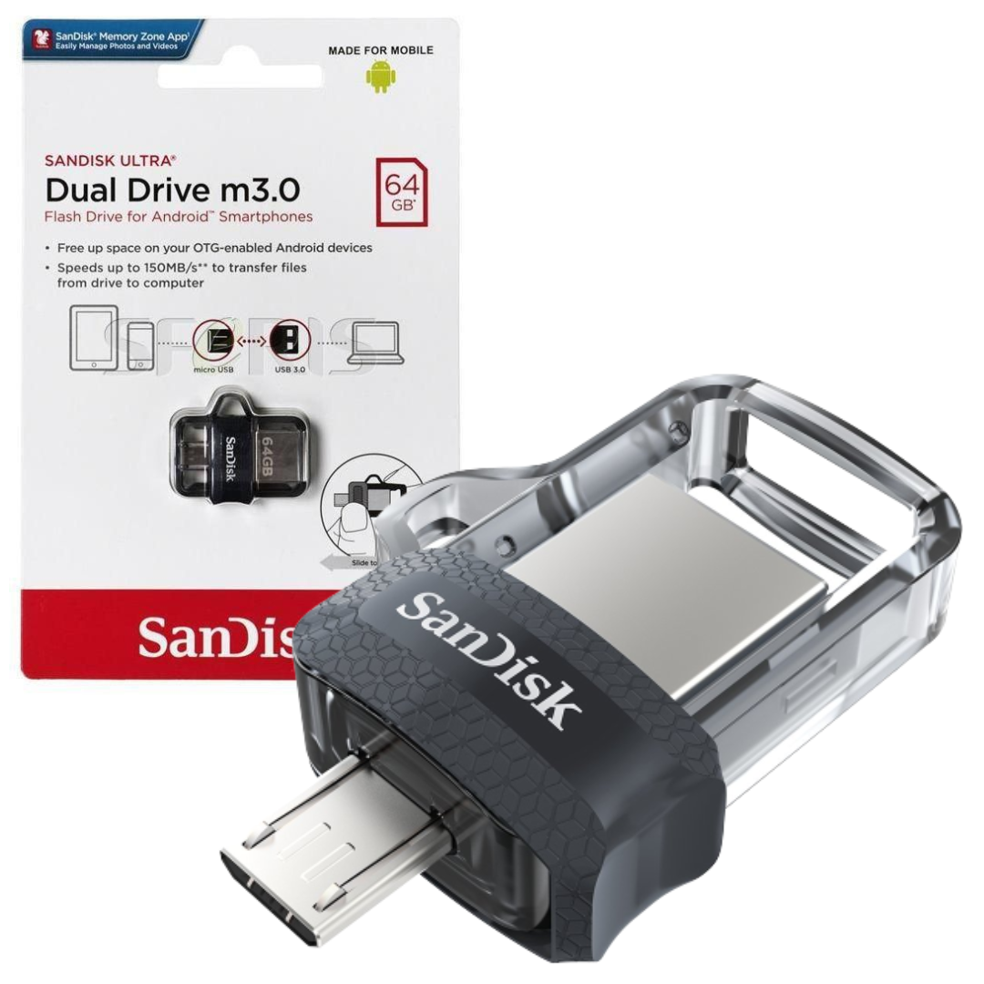 SanDisk Ultra Dual Drive Memoria Flash 64GB Flash Drive